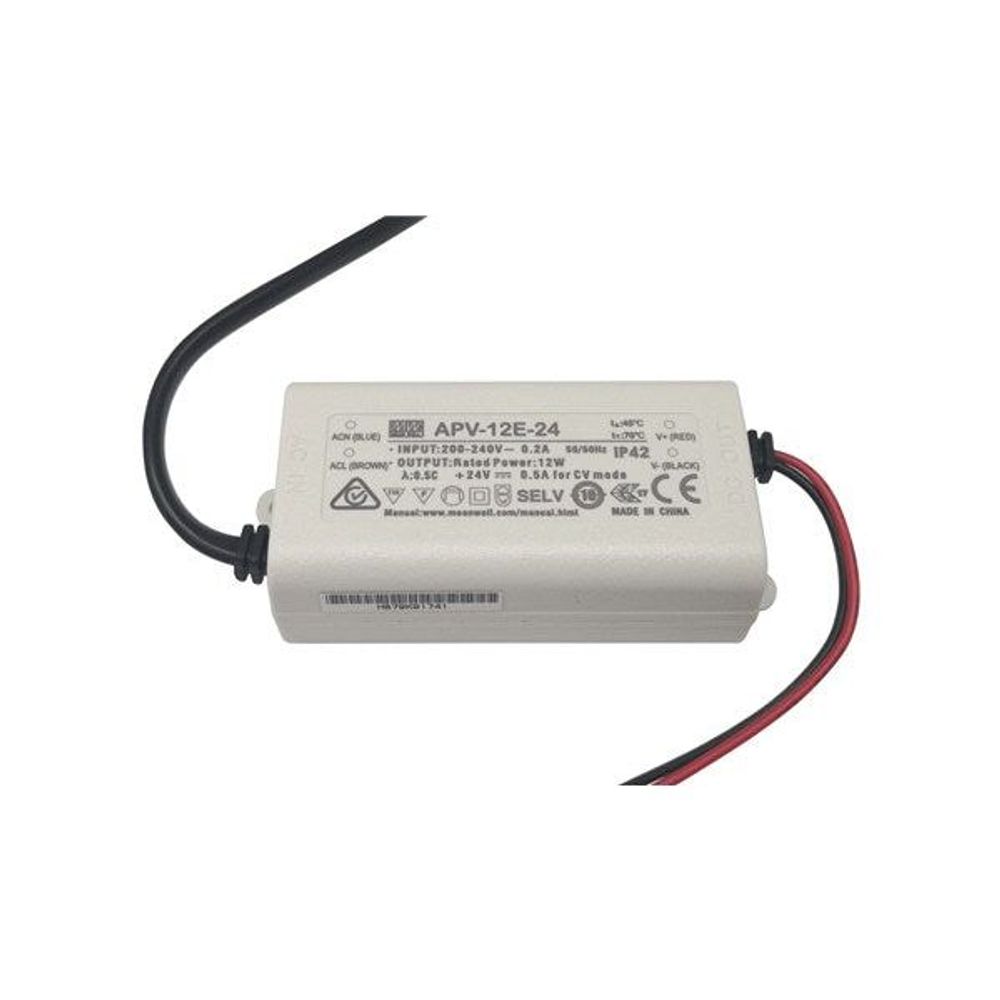 APV-12E-24 - PSU LED 24V 0.5A 12W MW APV-12-24