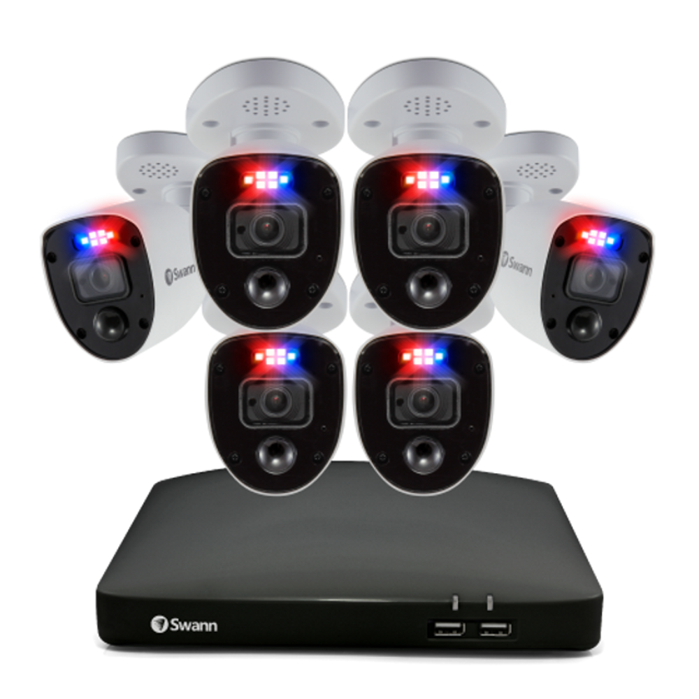 Swann SWDVK-856806RL-AU Enforcer 6 Camera 8 Channel 4K Ultra HD DVR Security System