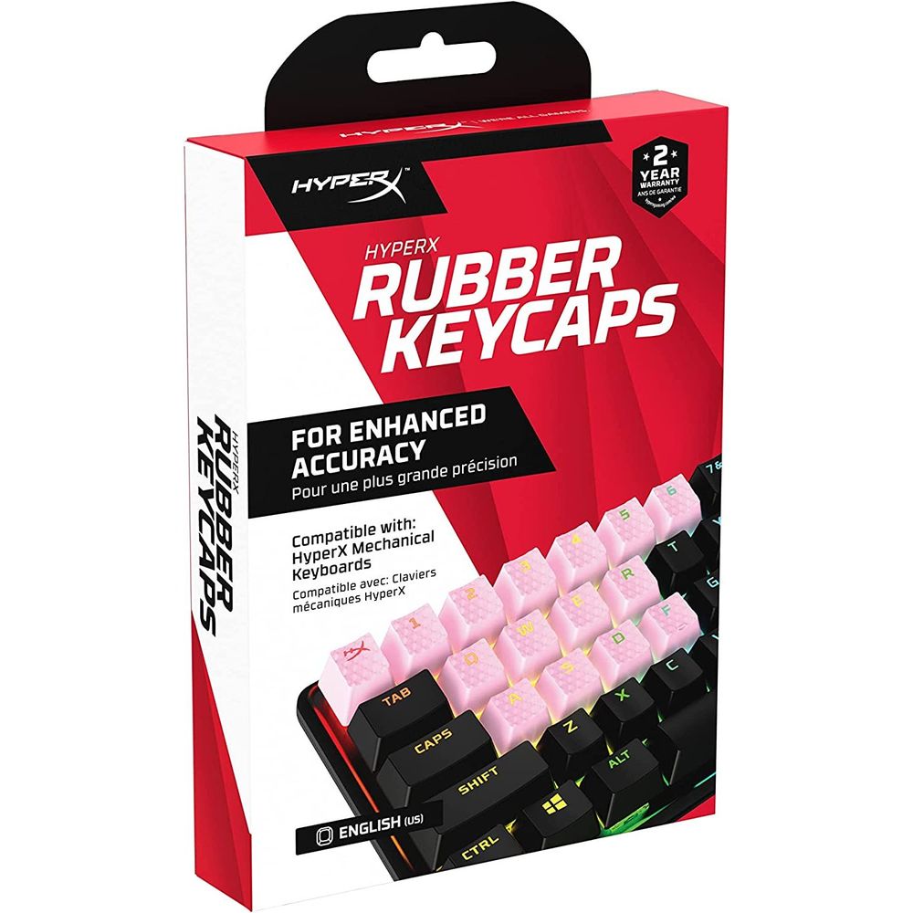 Hyperx Keycaps - Rubber - Pink [Us]