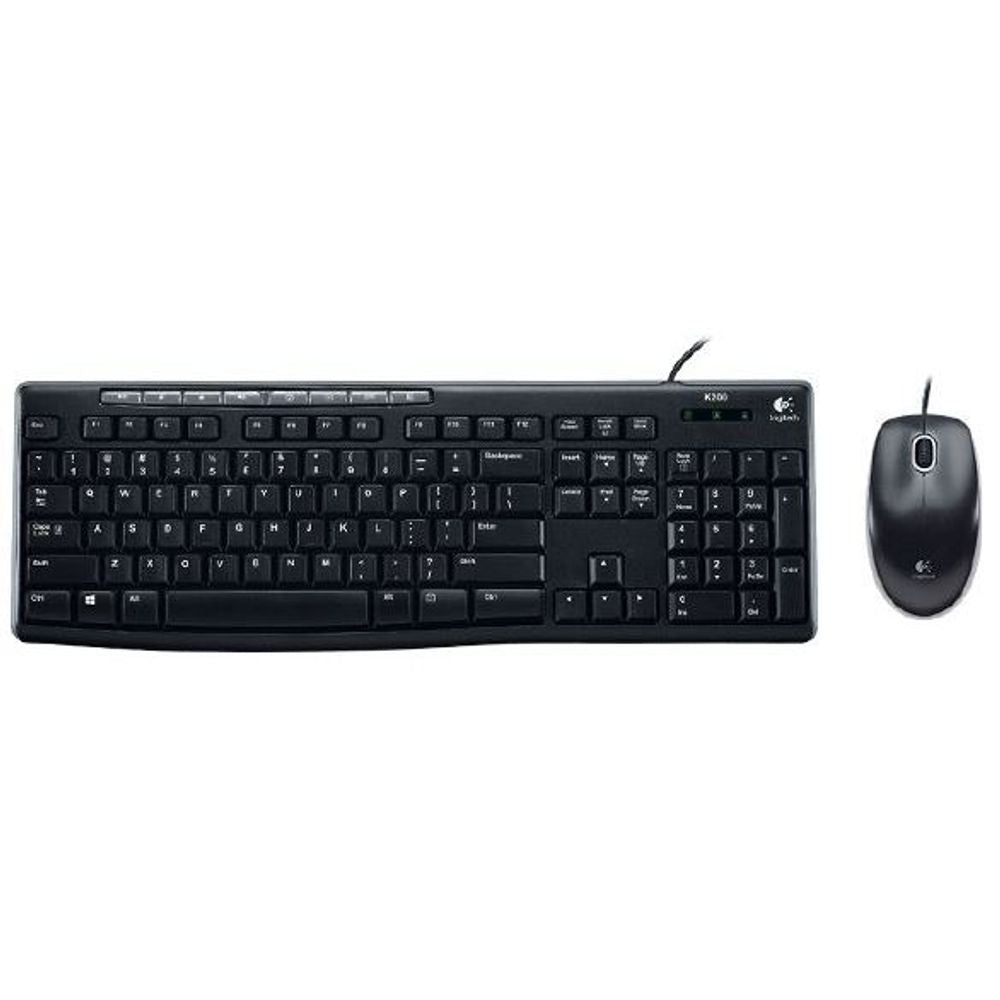 Logitech MK200 Wired USB Keyboard and Mouse