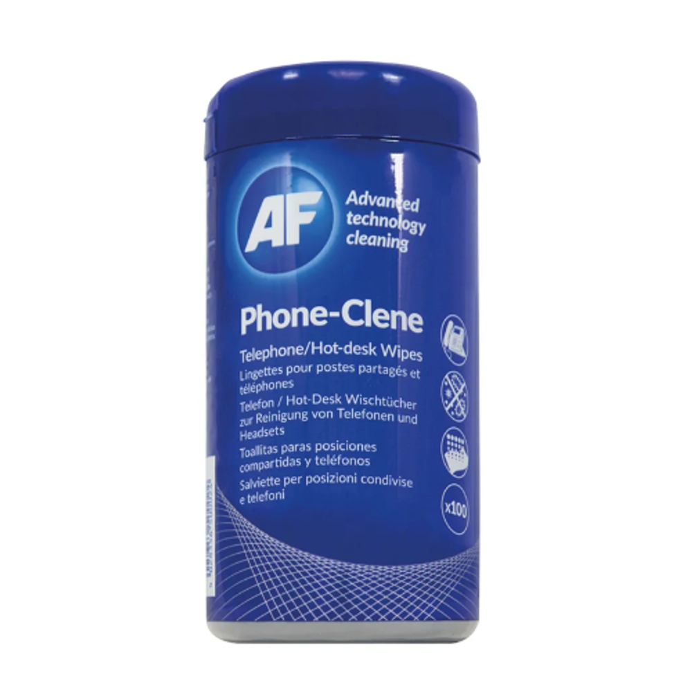 AF Phone-Clene Anti-Bacterial Phone Wipes Tub