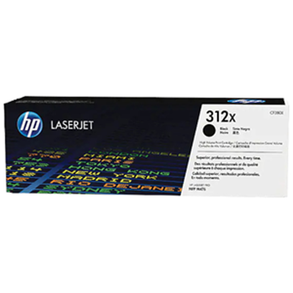 HP 312X Black High Yield Toner Cartridge