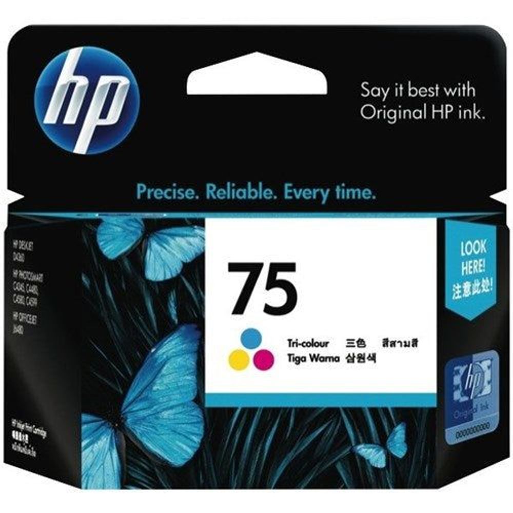 HP 75 Tri-Colour Ink Cartridge