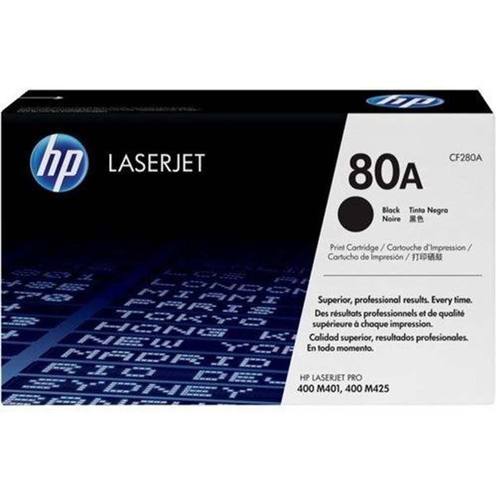 HP 80A Black Toner Cartridge