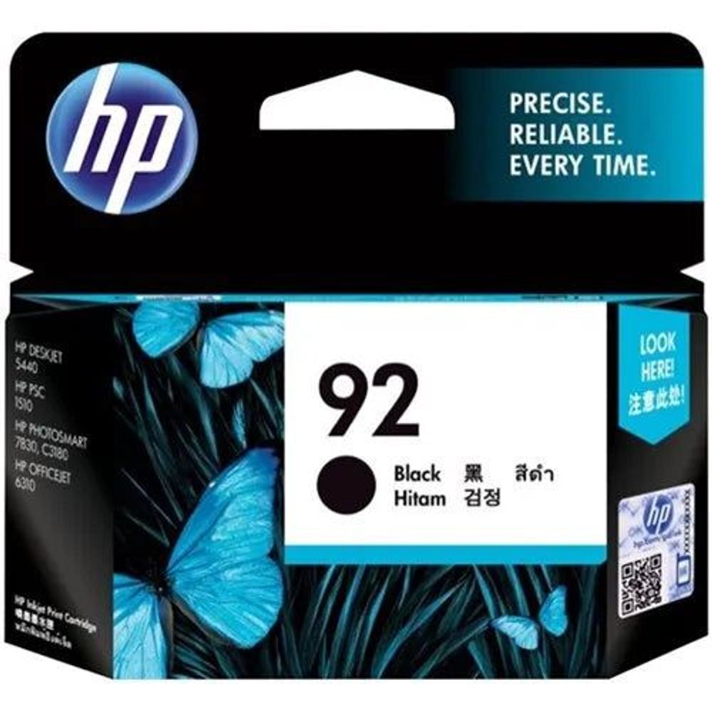 HP 92 Black Ink Cartridge