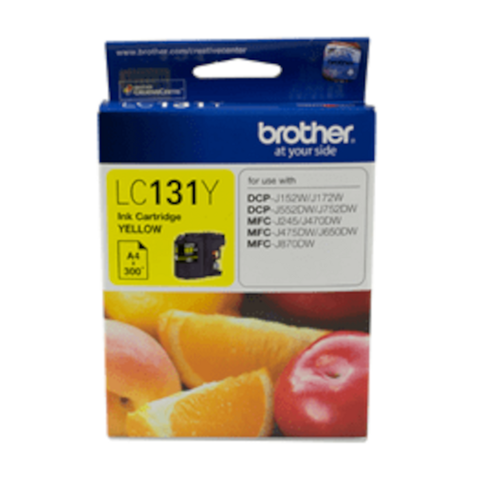 Brother LC131 Ink Cartridges Yellow