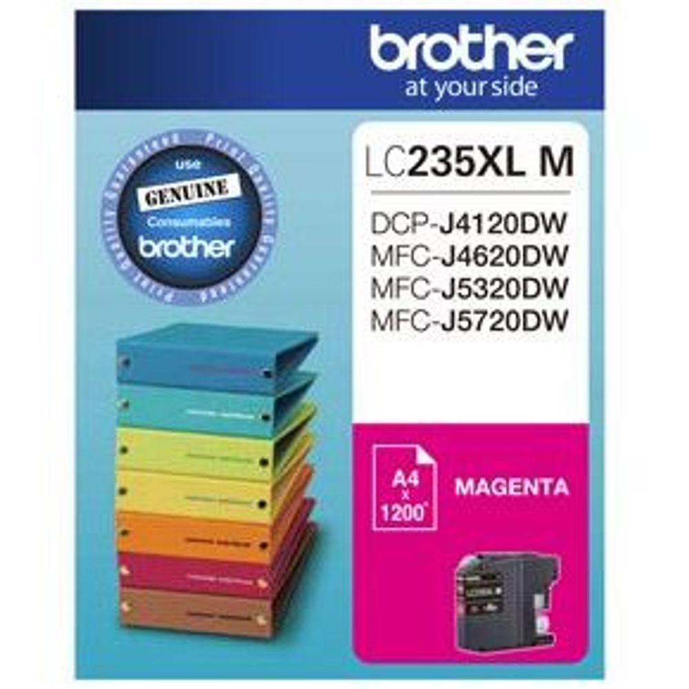 Brother LC235XL High Yield Ink Cartridges Magenta