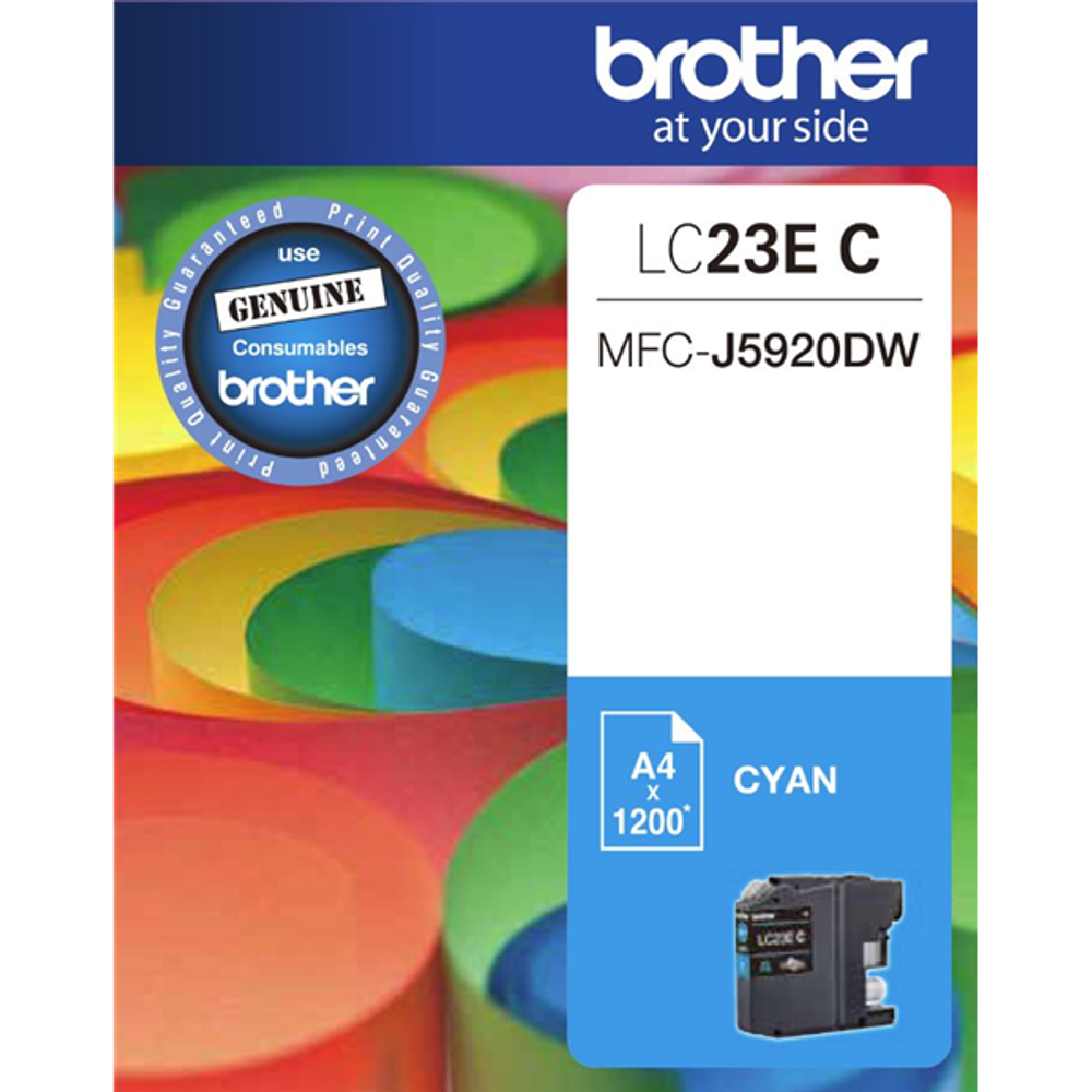 Brother LC23E Ink Cartridges Cyan