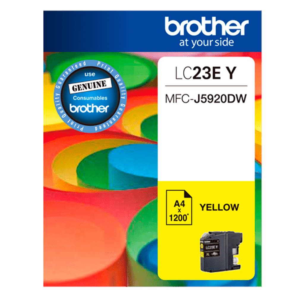 Brother LC23E Ink Cartridges Yellow