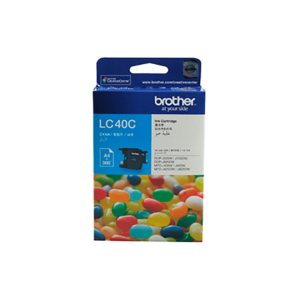 Brother LC40 Ink Cartridges Cyan