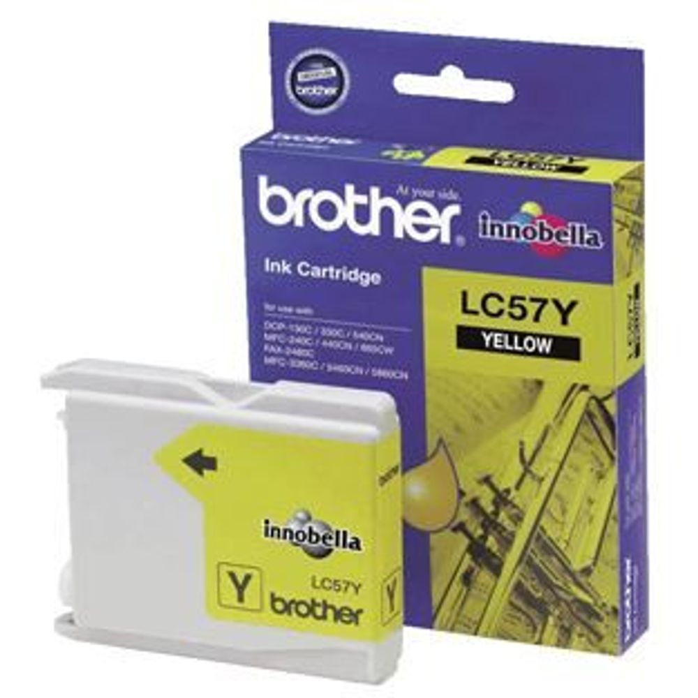 Brother LC57 Ink Cartridges Yellow