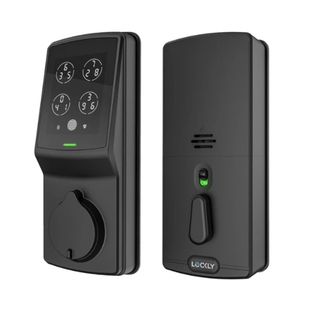 Lockly PGD728F MB - Secure Plus Deadbolt lock, Fingerprint, BT, Passcode Patent MB