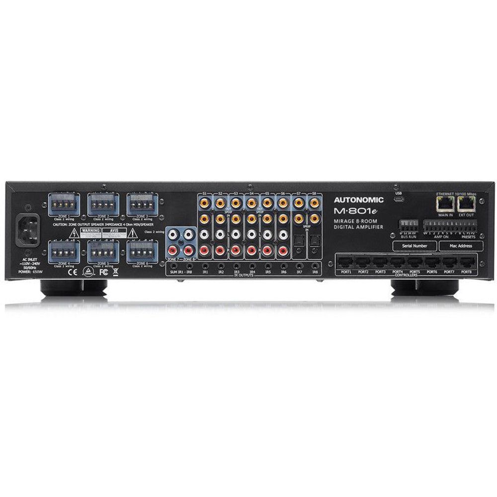 Autonomic Mirage M-801e. Multi-Room Digital Amplifier