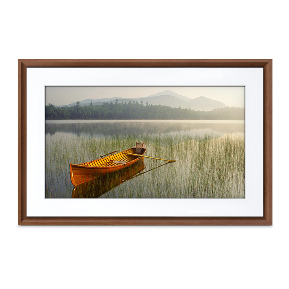 Netgear MC327 Meural Digital Art Canvas 27-inch Smart Art Frame, Frame Colour Choice Dark Wood Frame