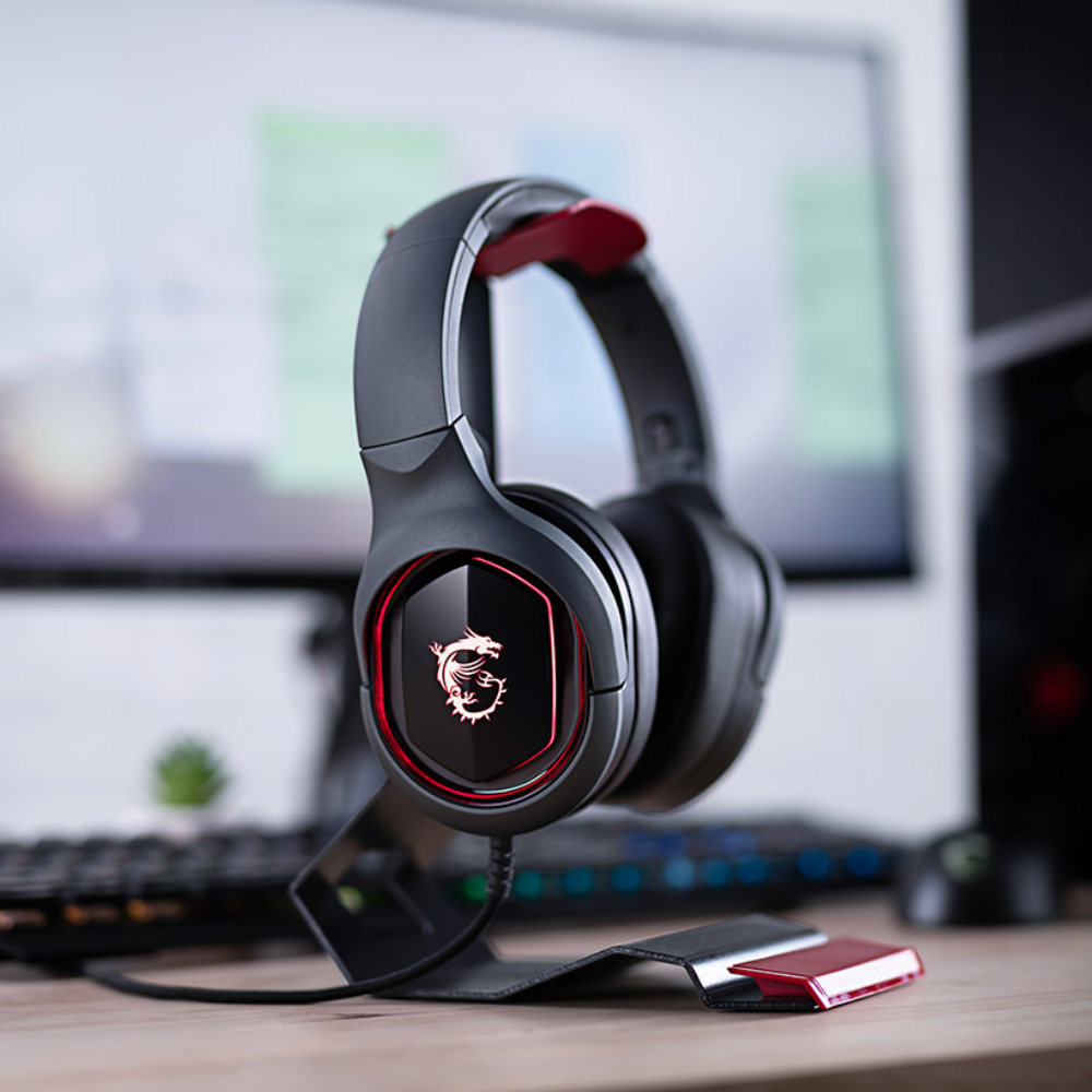 MSI GH50 Immerse Headphones - virtual 7.1 surround sound
