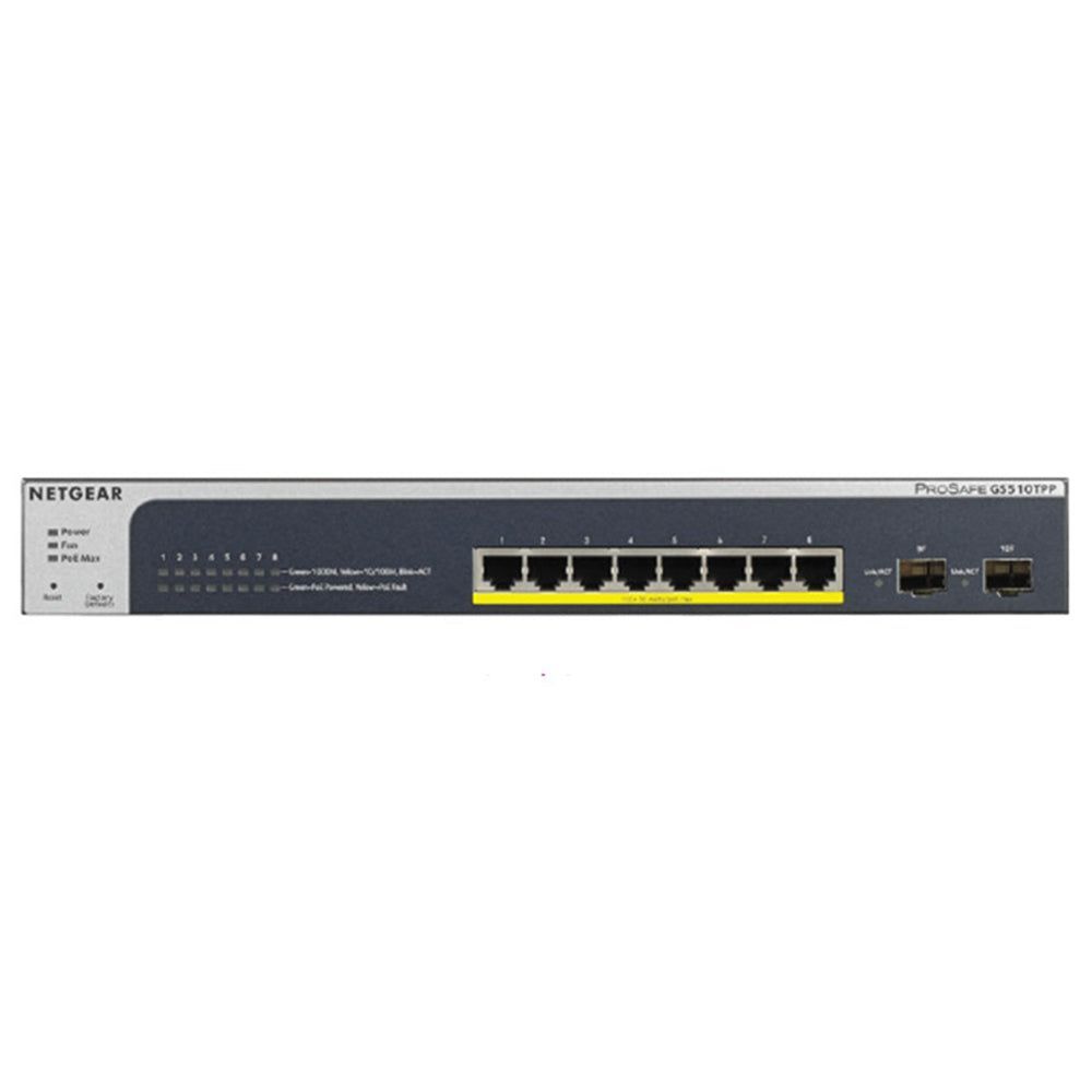 NETGEAR GS510TPP-100AJS - 190W 8-port PoE+ Gigabit Smart Managed Switch