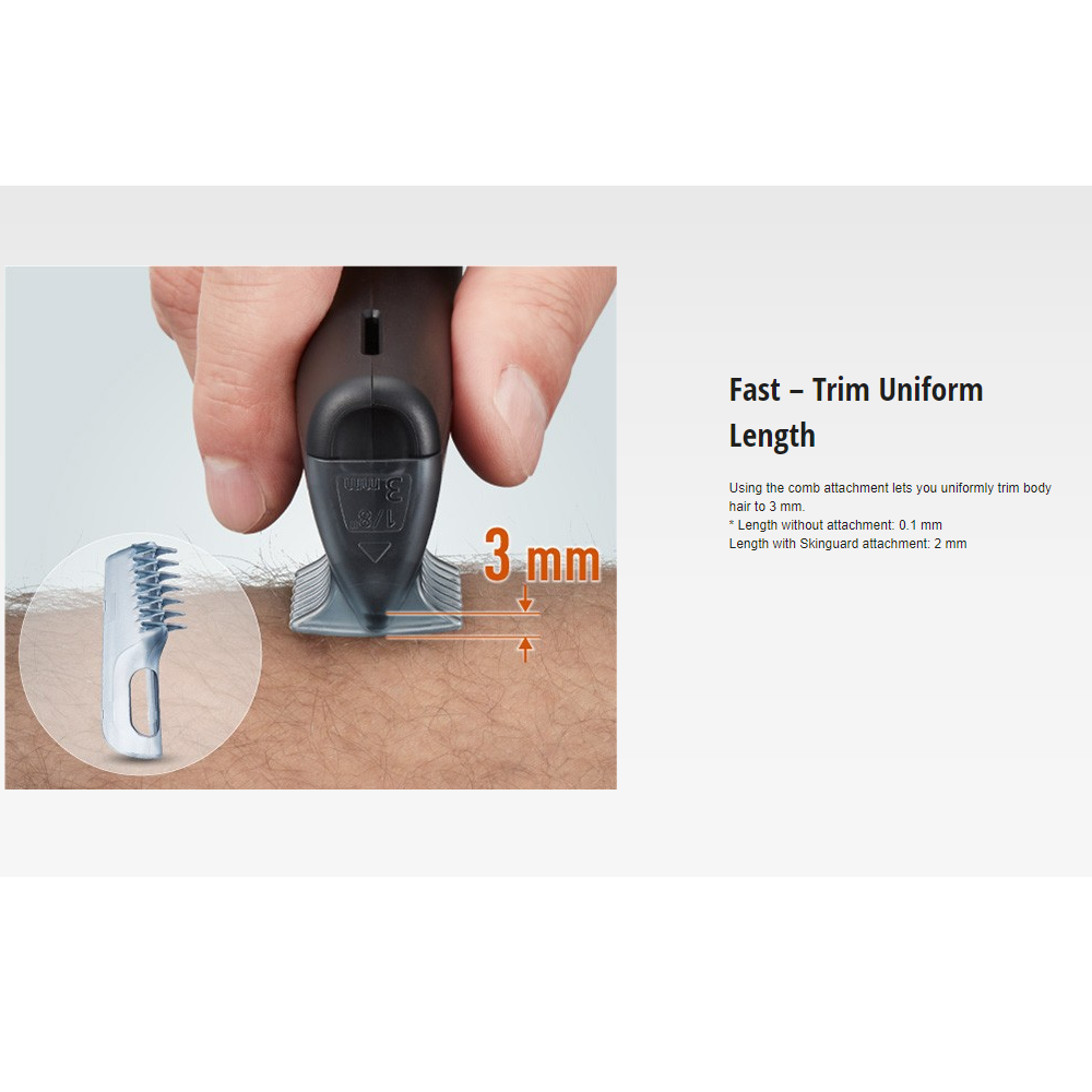 Panasonic ER-GK20-K541 Wet & Dry Battery Power Body Hair Trimmer
