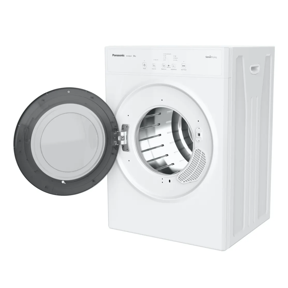 Panasonic NH-E80JA1WAU 8.0Kg Vented Sensor Dryer PTC Heater Technology