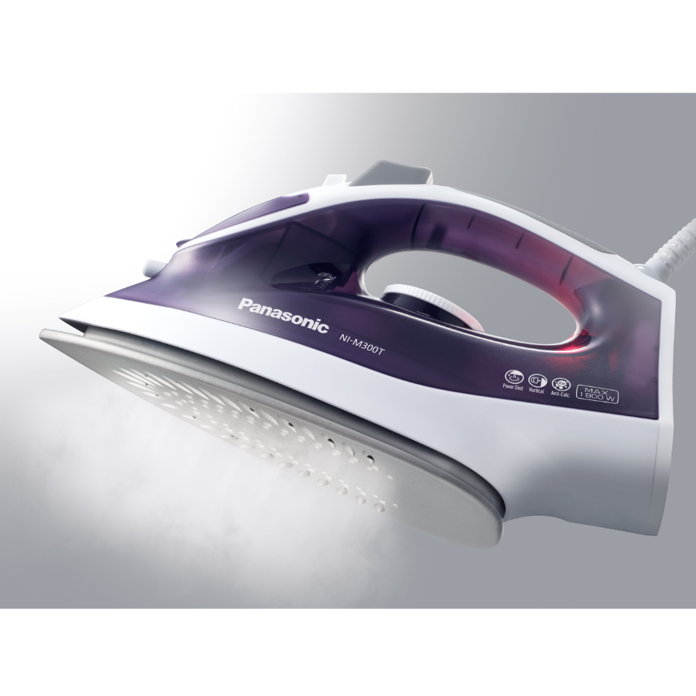 Panasonic NI-M300TVSJ Clothes Iron 1780W Output, U-Shaped Soleplate, Titanium Coating
