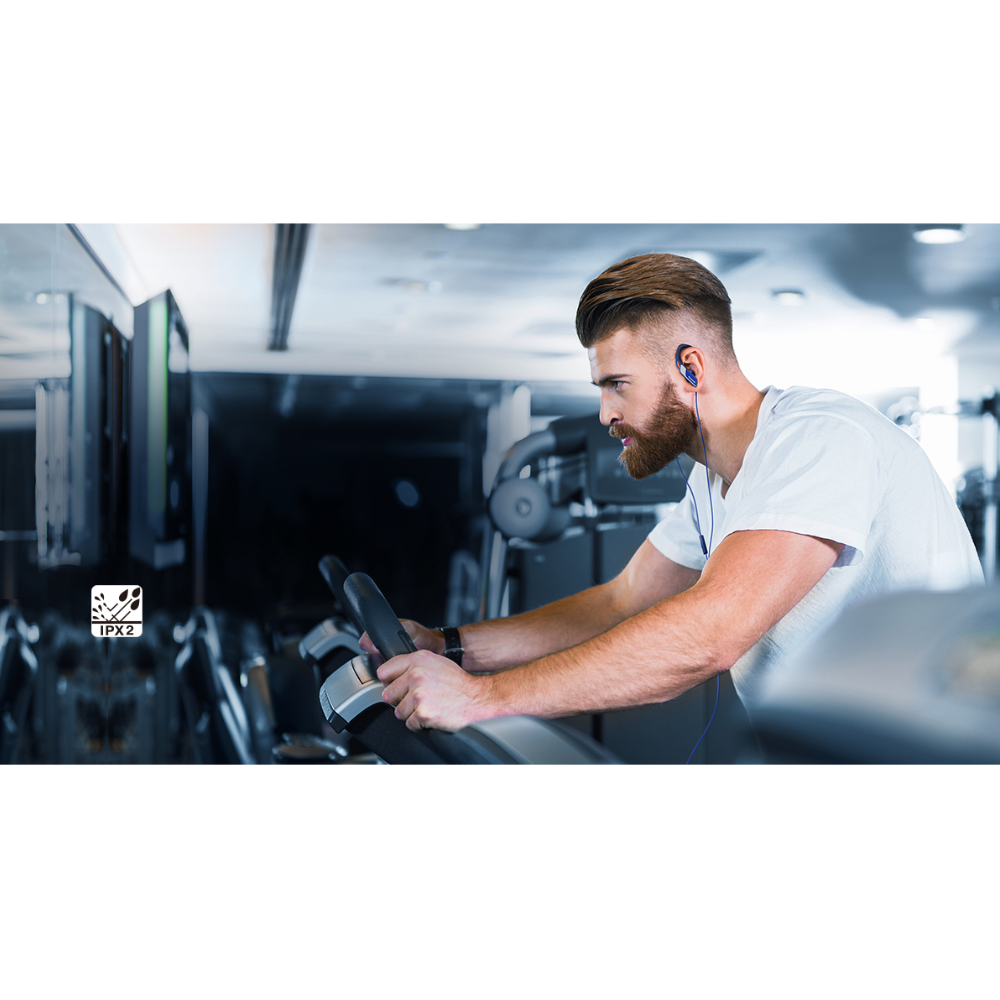 Panasonic RP-HS35ME Ergonomic Water and Sweat Resistant Sports Clip Earphones