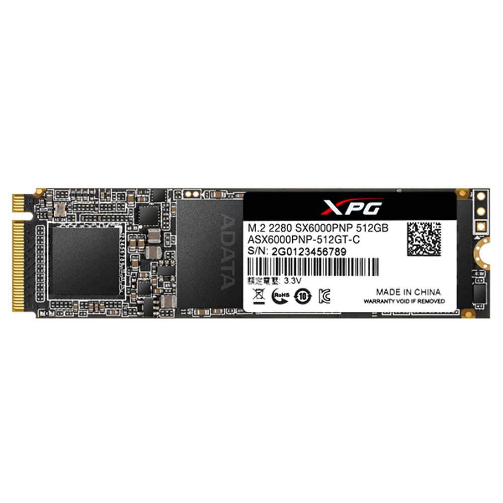 ADATA SX6000 Pro XPG PCIe M.2 2280 SSD 256GB/512GB/1TB 512GB