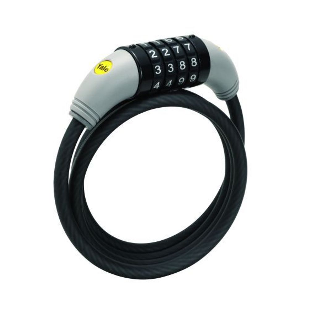 Yale Combination Cable Lock (8*1200)-4 Wheel - SYCCL1/8/120/1