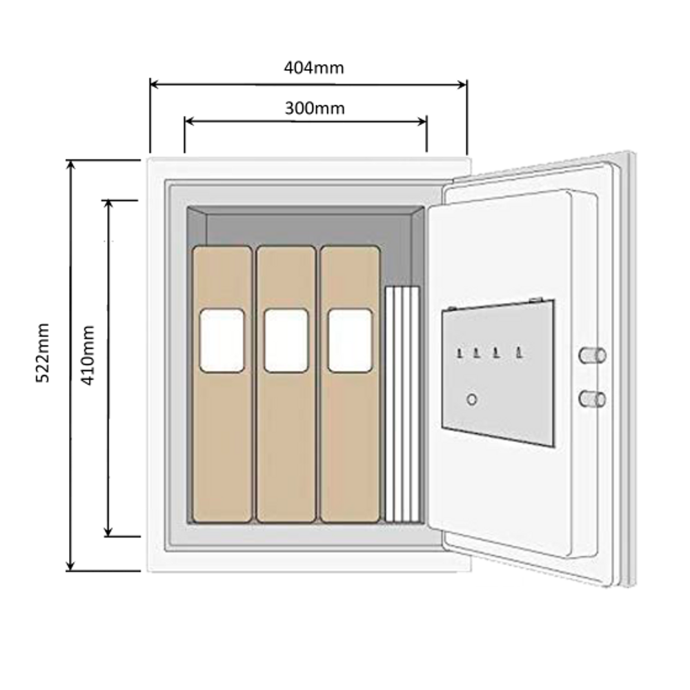 Yale Fire Safe Document-X Lge - SYFM/520/FG2