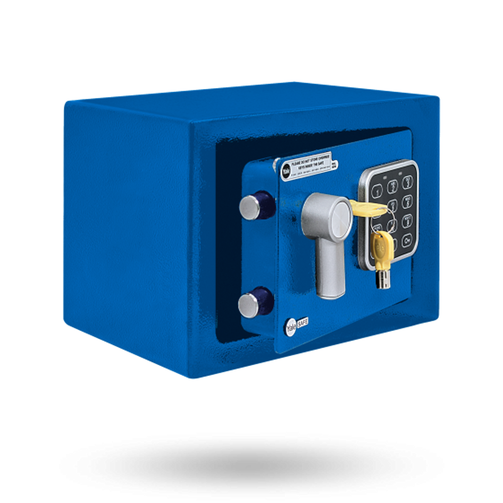 Yale Mini Safe - Blue - SYSV/170/DB1/BL1