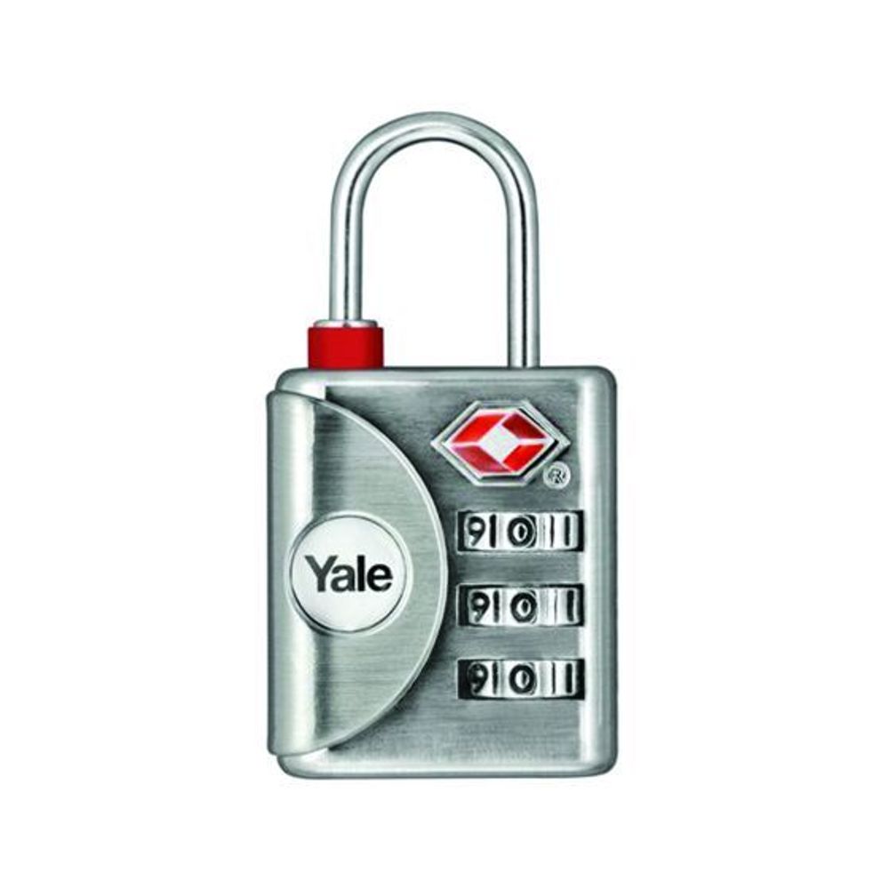 Yale Ytp1 TSA Luggage Padlock & Inspection Indicator DP - SYTP1/32/119/1