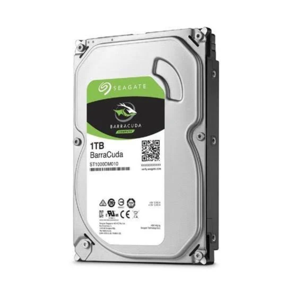 Seagate ST1000DM010 - BarraCuda 1TB 3.5 inch SATA3 64MB Internal Hard Drive