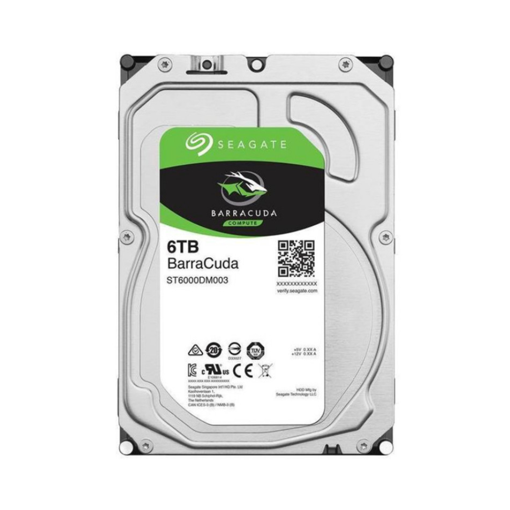 Seagate ST6000DM003 - BarraCuda 6TB 3.5 inch SATA3 256MB Internal Hard Drive