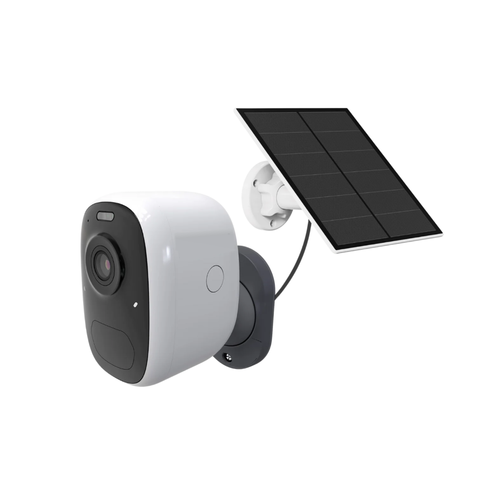 TSS-WifiCAM-S - Camera with Solar Panel + WiFi 4MP AI Night Vision Security Camera, SD & Cloud Storage