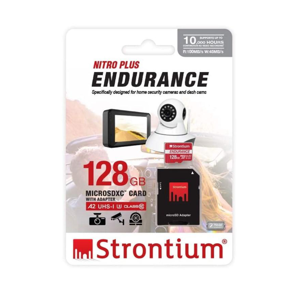 Strontium Nitro Plus Endurance SRP128GTFU3ES - A2 128GB Class 10/UHS-I (U3) microSDXC