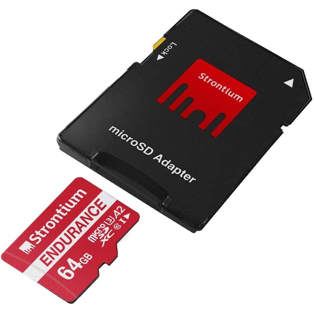 Strontium Nitro Plus Endurance SRP64GTFU3ES - A2 64GB Class 10/UHS-I (U3) microSDXC