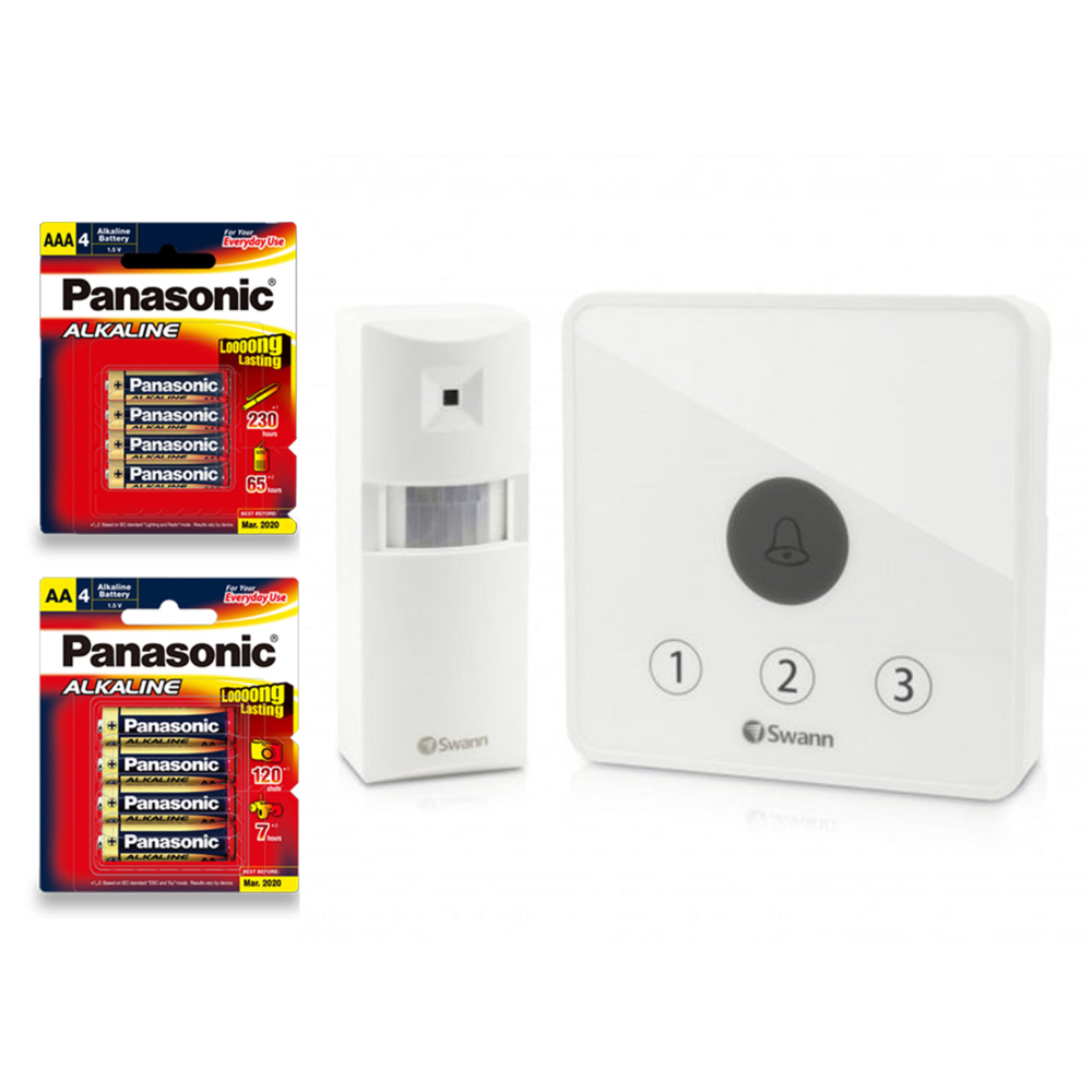 Swann SWADS-ALARMK-Kit1 Driveway/Entry Alarm Kit DIY and batteries