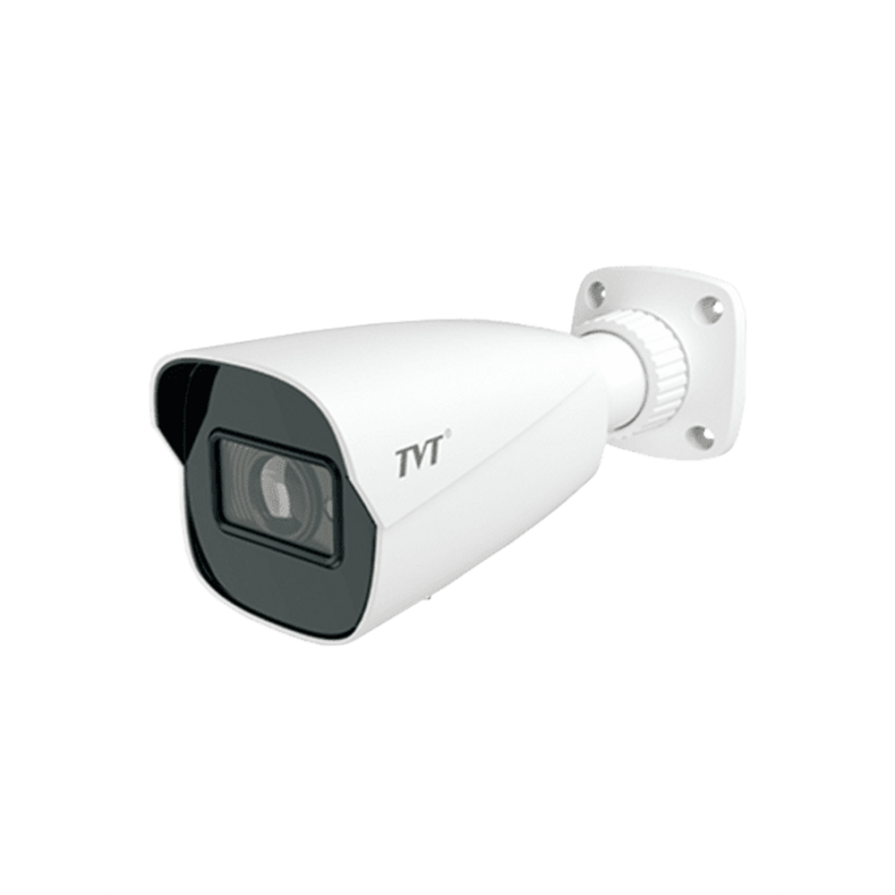 TVT-B2812POE-6MP-AI - 6MP 2.8-12mm motorised varifocal lens, bullet POE camera