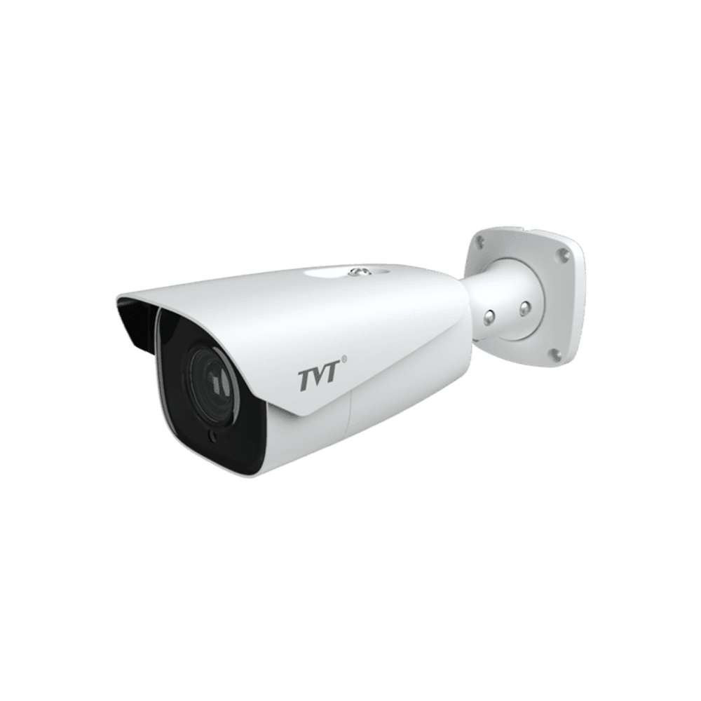 TVT-B722POE - 4MP IR Water-Proof Bullet Network Camera. 7-22mm lens. Up to 100m IR night view distance; motorized zoom lens