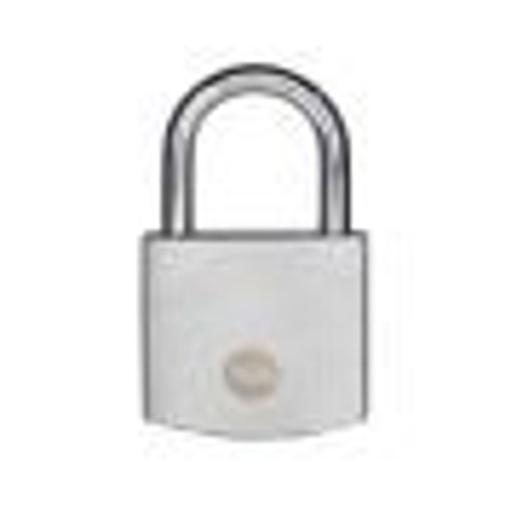 Yale 40mm Brass Padlock with Chrome Finish - Y120B/40/125/1
