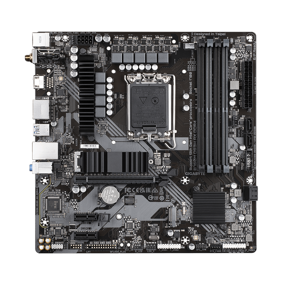 Gigabyte B760M DS3H AX DDR4 Motherboard