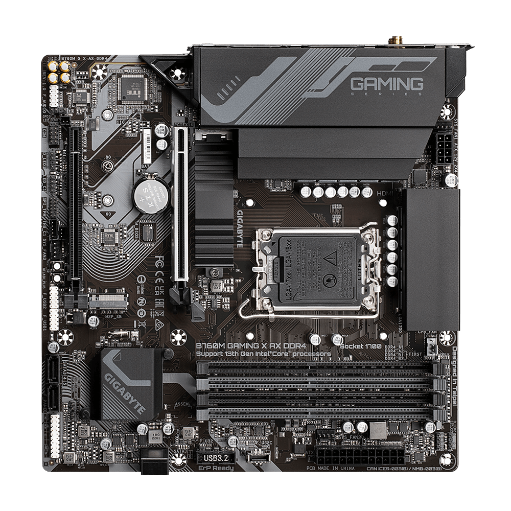 Gigabyte B760M G X AX DDR4 Motherboard