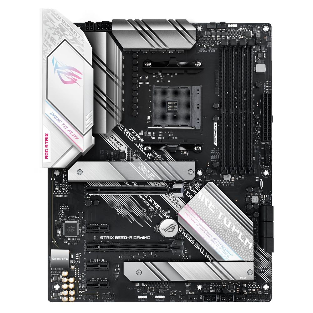 ASUS ROG STRIX B550-A Gaming ATX Max 128GB DDR4 PCIe 4.0 Dual M.2 HDMI DP USB 3.2 Motherboard