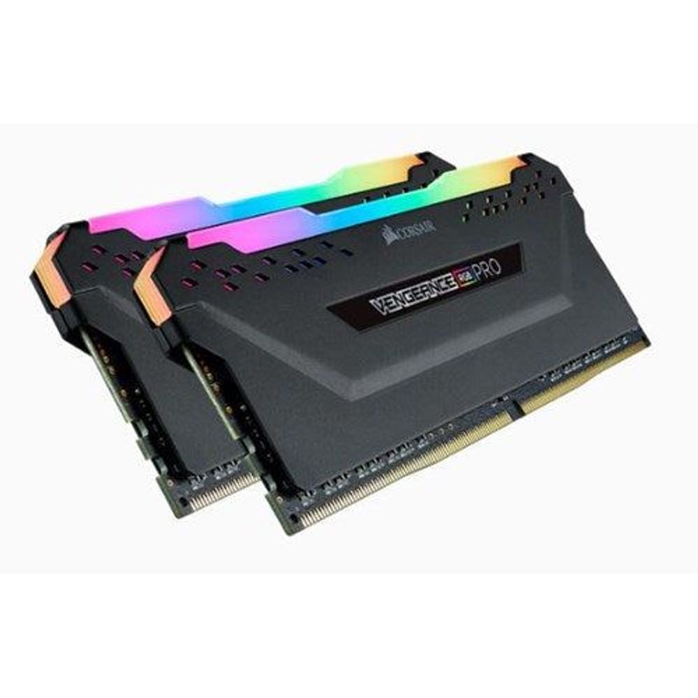 Corsair Vengeance RGB Pro 16GB (2 X 8GB) DDR4 Dram 3600MHz C18 Memory Kit Black.