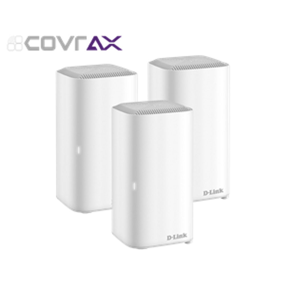 D-Link COVR-X1873 AX1800 Dual Band Seamless Mesh Wi-Fi 6 System (3-Pack)