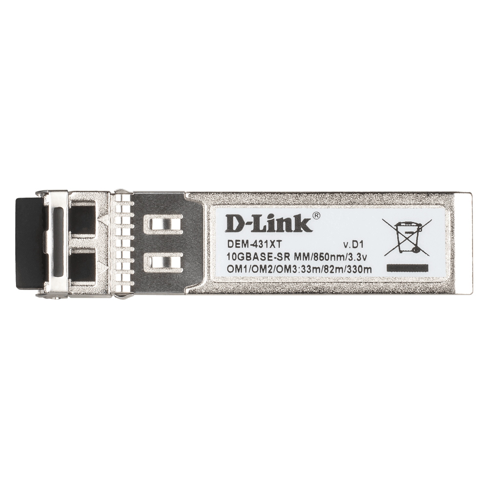 D-Link DEM-431XT 10GBASE-SR SFP+ Multi-Mode Transceiver (300m)