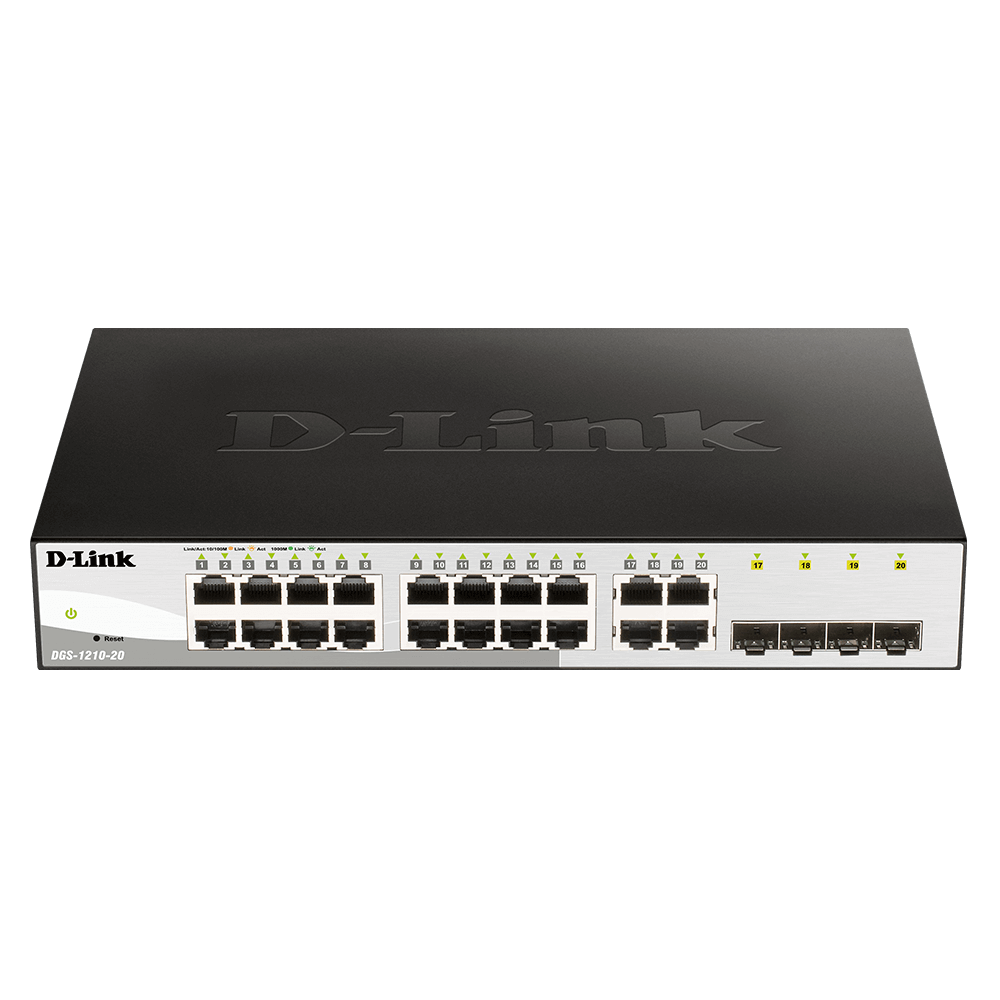 D-Link DGS-1210-20 20-Port Gigabit Smart Managed Switch