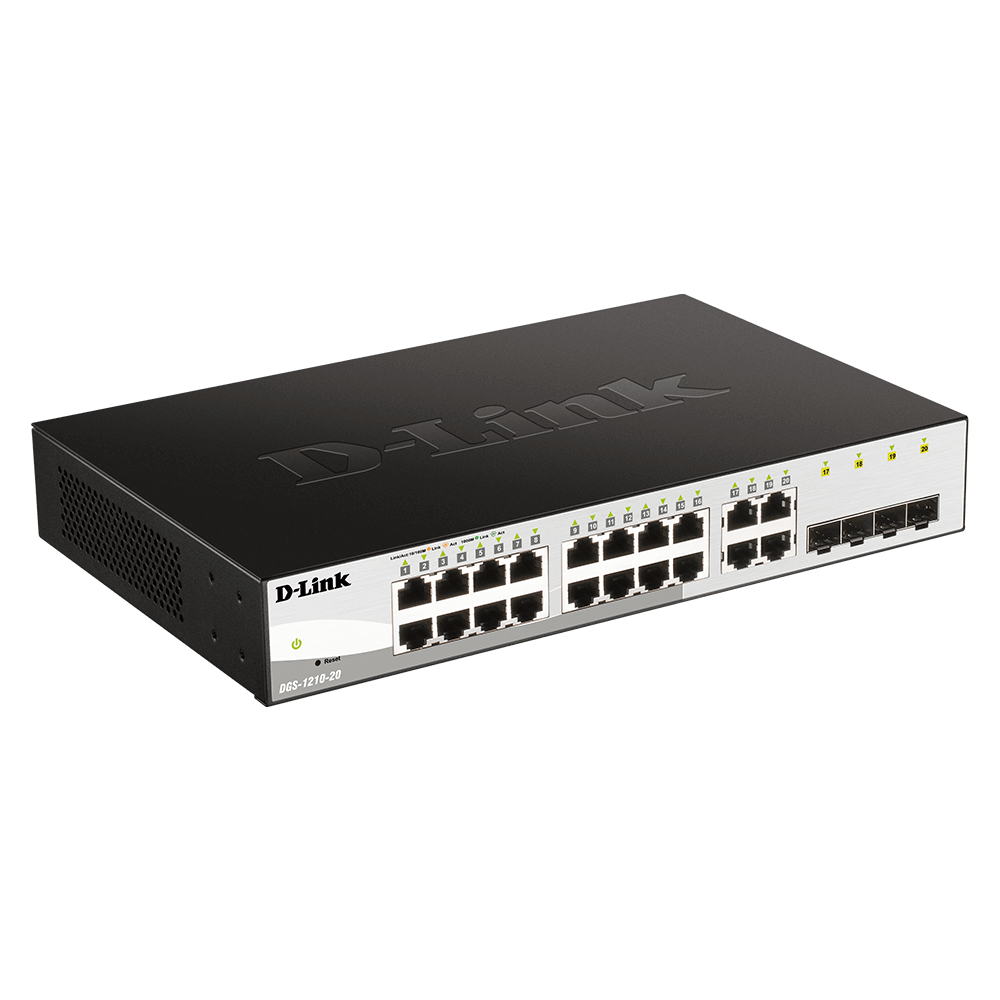 D-Link DGS-1210-20 20-Port Gigabit Smart Managed Switch