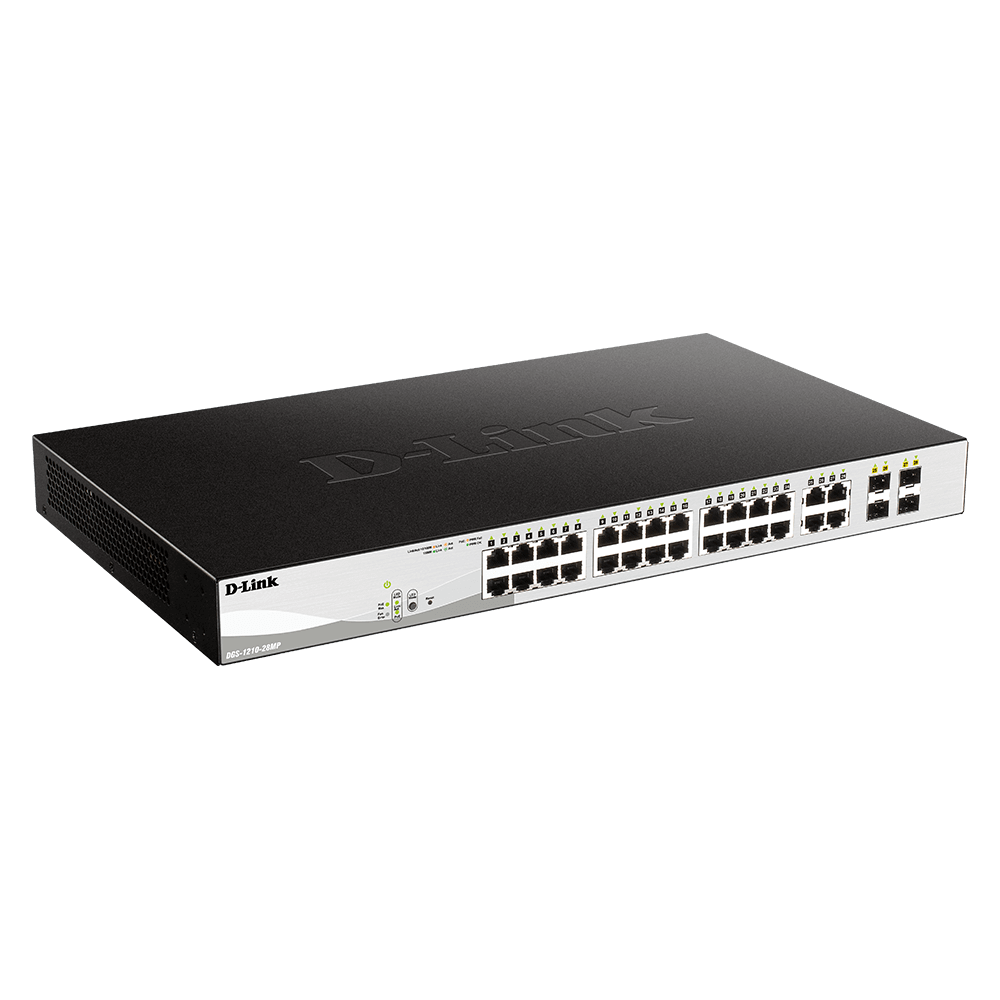 Dlink DGS-1210-28MP 28-Port Gigabit Smart Managed PoE Switch