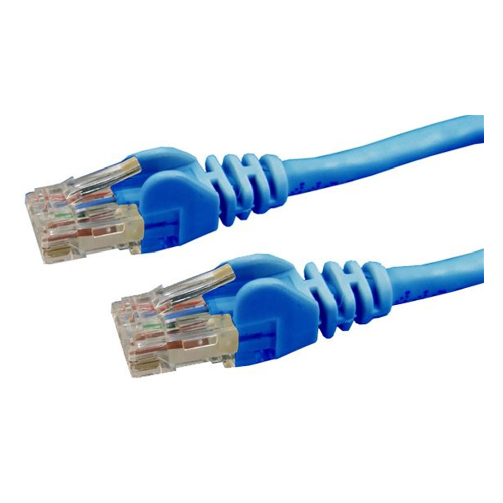 Dynamix PLE-C6A-2 - 2m Cat6 Blue UTP Patch Lead (T568A Specification) 250MHz