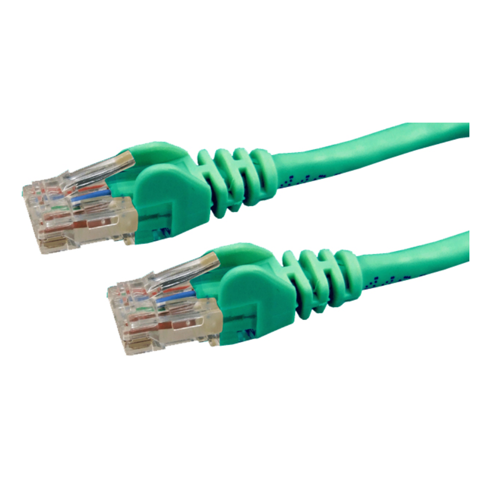Dynamix PLG-C6A-3 - 3m Cat6 Green UTP Patch Lead (T568A Specification) 250MHz