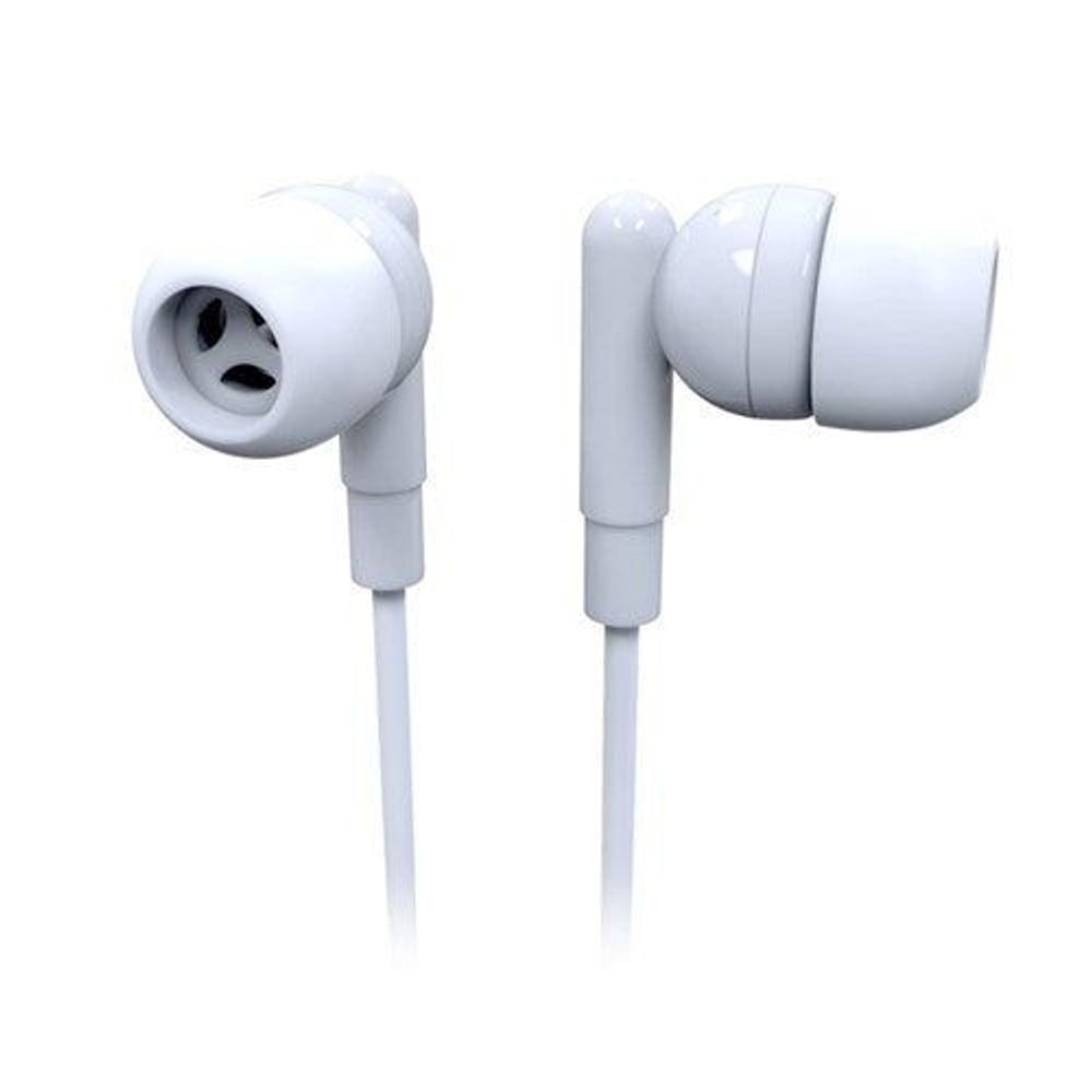 Laser Earbud Headphone - White